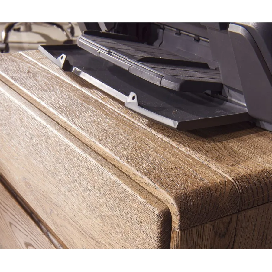 Table de chevet bois chêne brossé finition clair ou brulée VOLA