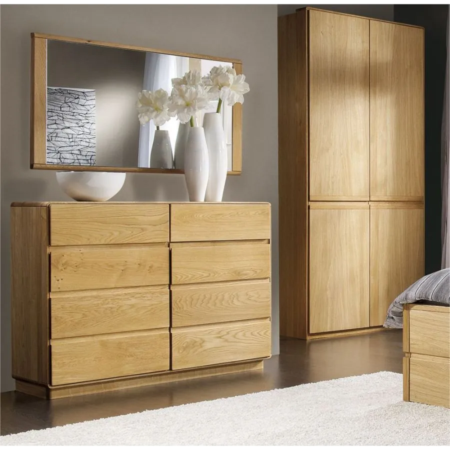 commode chêne clair pour chambre collection VOLA