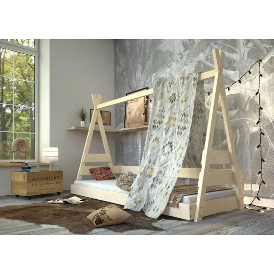 Lit cabane en bois pour chambre enfant collection MOBI
