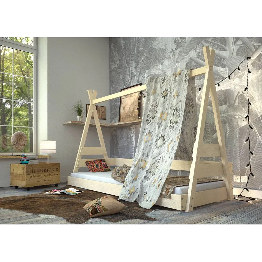 Lit cabane en bois pour chambre enfant collection MOBI