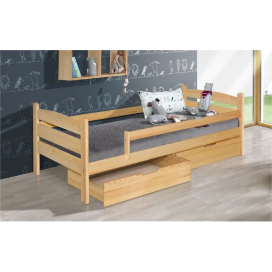 Lit enfant en bois 90x200 pour chambre  MAURY