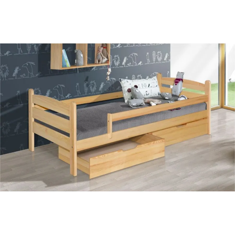 Lit enfant en bois 90x200 pour chambre  MAURY