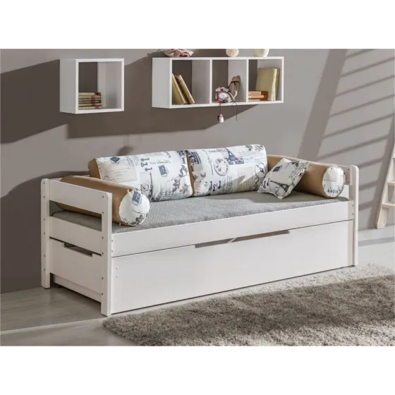 Lit enfant en bois blanc collection TED
