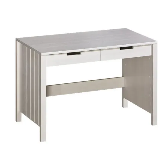 Bureau en bois finition blanc collection TOM