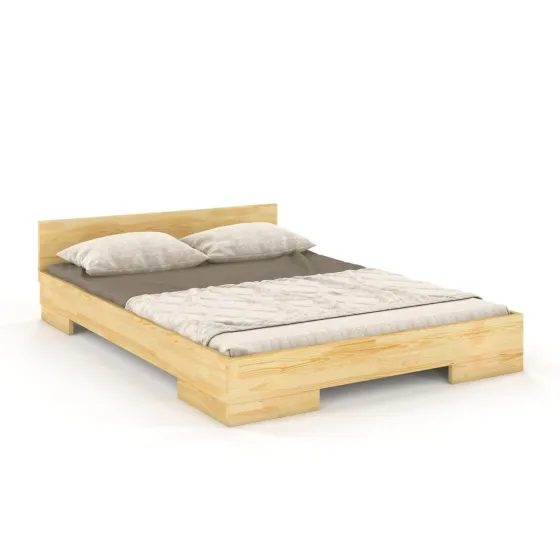 lit en pin massif finition naturel collection ZENNO