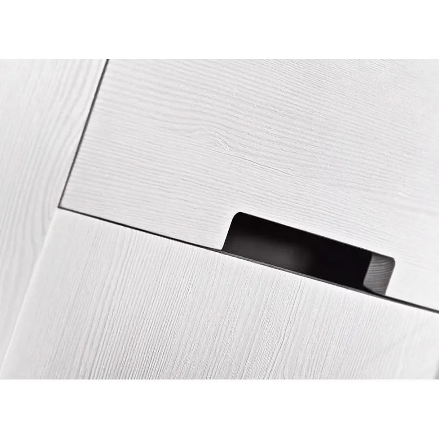 Finition bois blanc pour armoire en bois collection TOM
