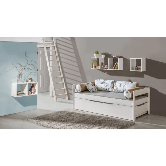 Étagère murale en bois pour chambre collection TED