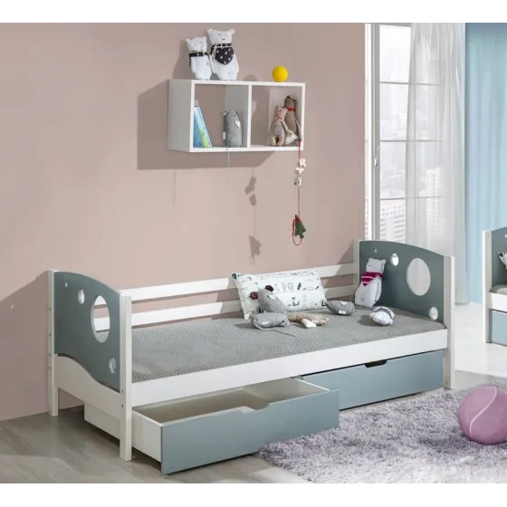 Étagère murale en bois pour chambre ados collection TED