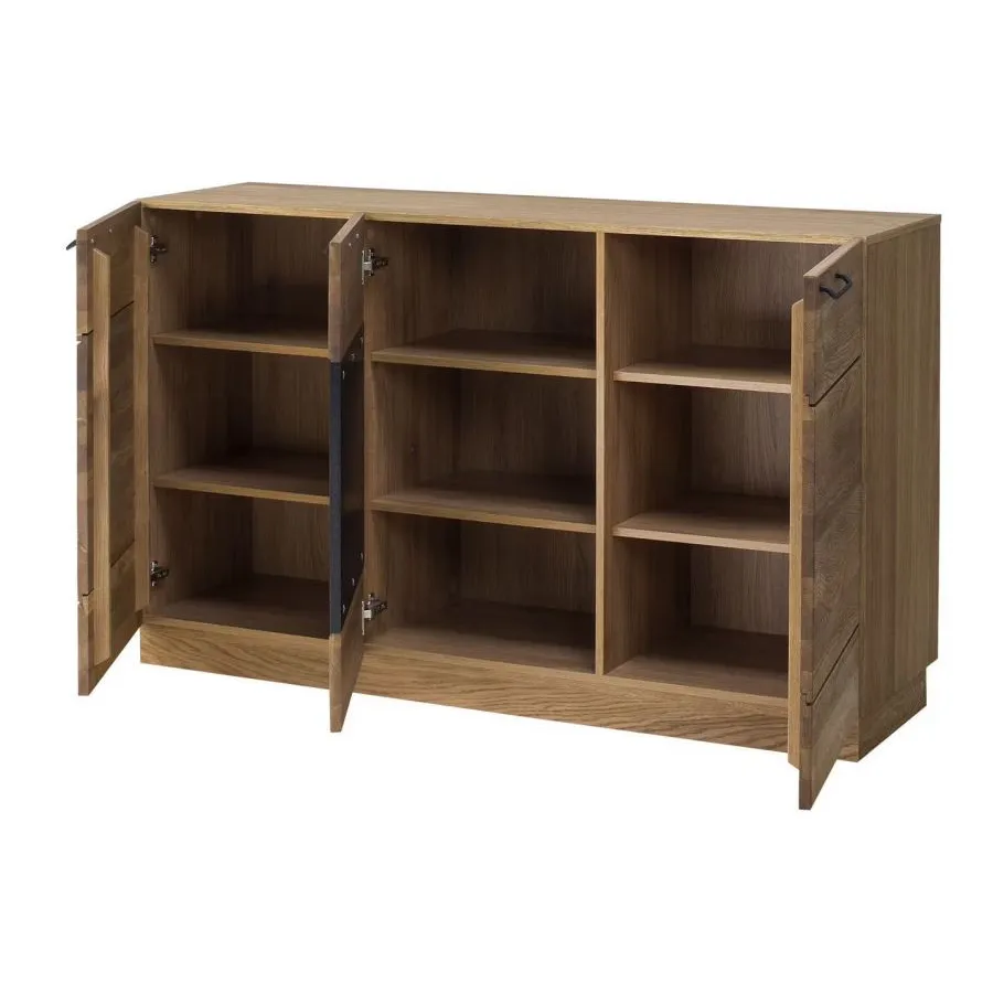 Buffet en bois avec 9 niches de rangement collection DIAMOND