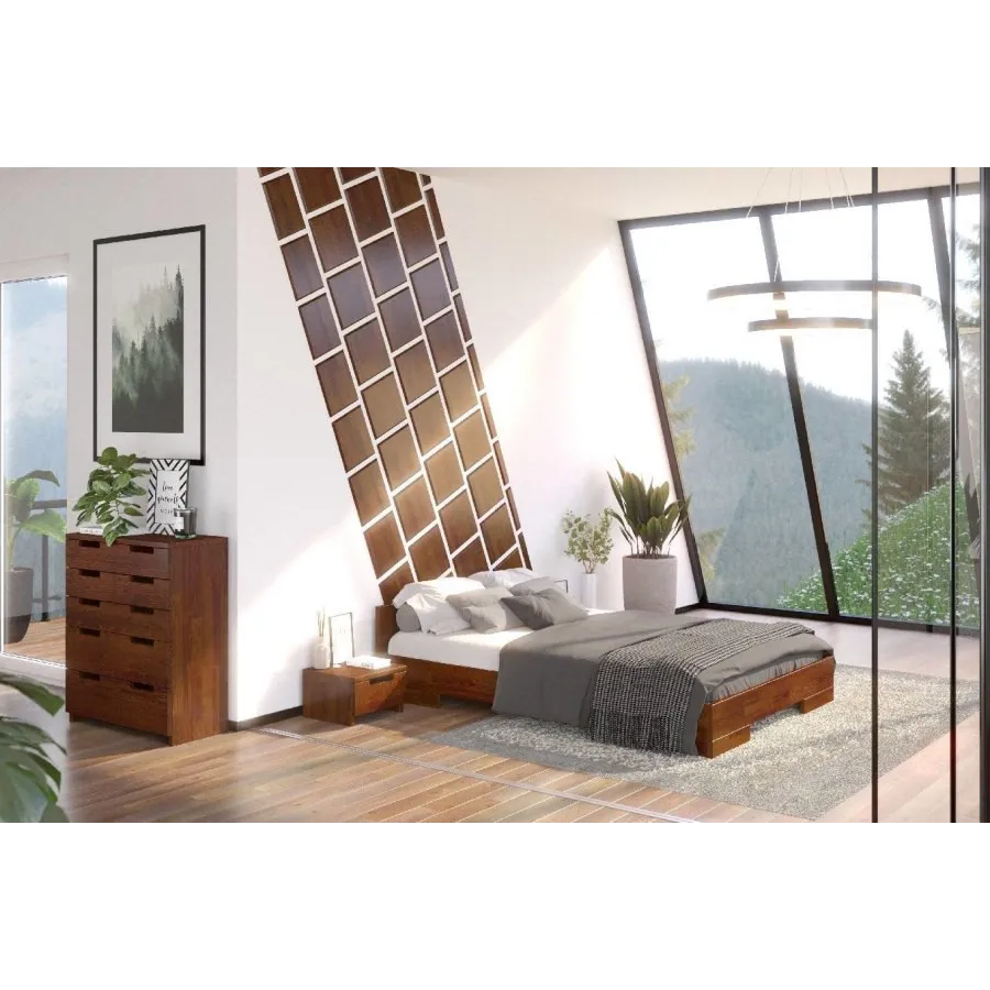 lit en pin massif pour chambre collection ZENNO