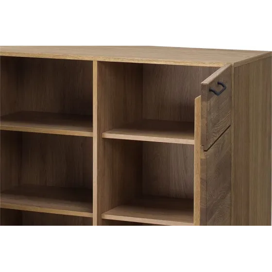 Buffet en bois avec six étagères collection DIAMOND