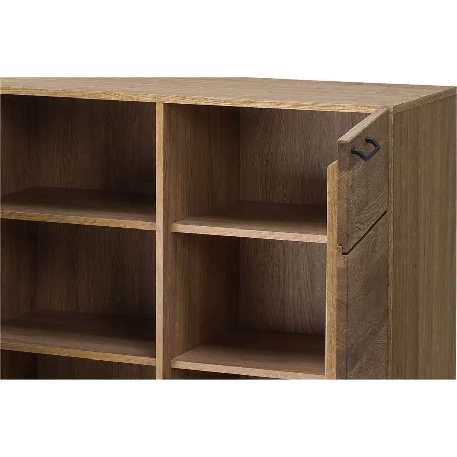Buffet en bois avec six étagères collection DIAMOND