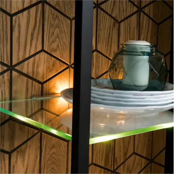 buffet bois et métal avec LED collection DIAMOND