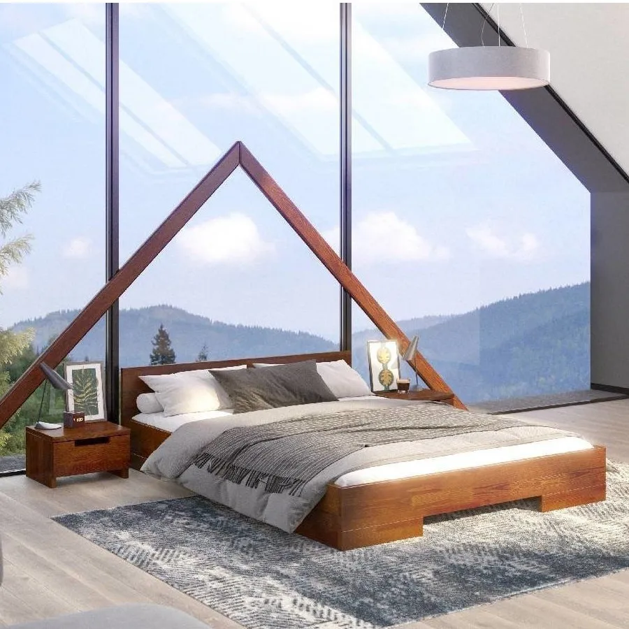 lit en pin massif pour chambre a coucher collection ZENNO