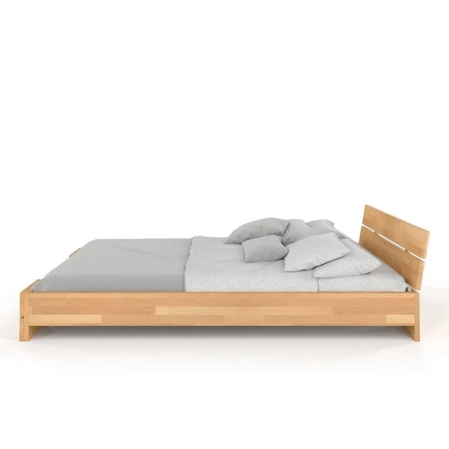 Lit en bois massif 160x200 collection INDIGO