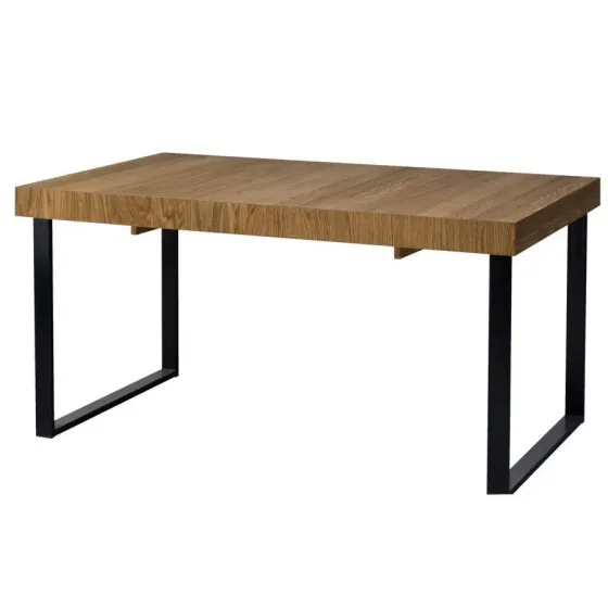 Table en bois salle à manger 160x90 collection DIAMOND