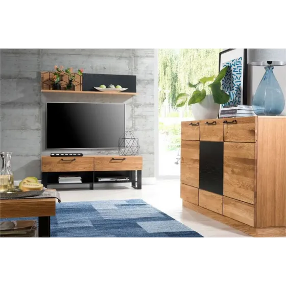 étagère murale en bois pour salon collection DIAMOND