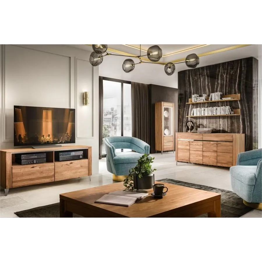 Meuble télé en bois pour salon collection HAVANA