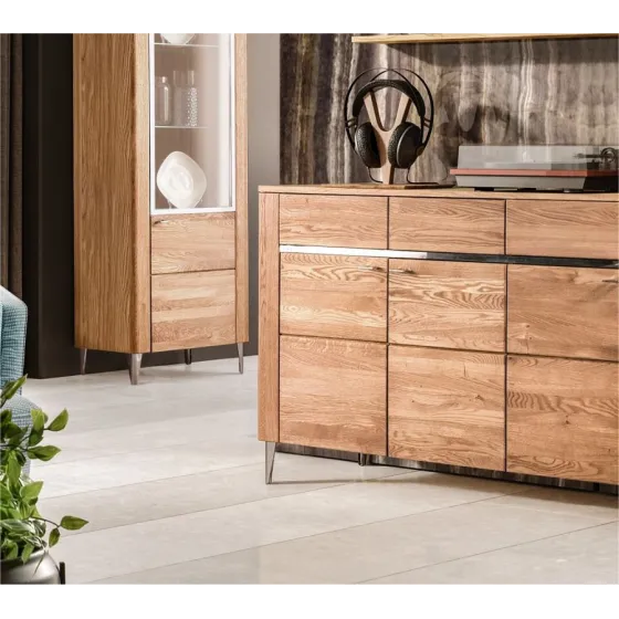 Buffet en bois finition chêne  collection HAVANA
