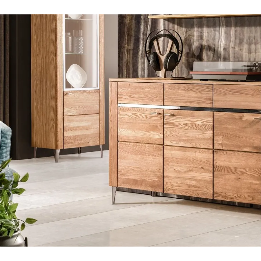 Buffet en bois finition chêne  collection HAVANA