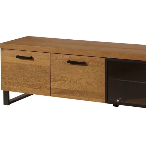 Meuble TV en chêne massif collection FLOW