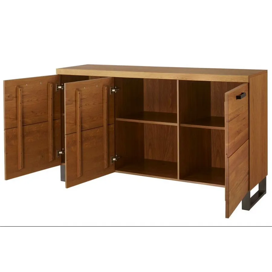 Buffet en bois industriel 3 portes collection FLOW