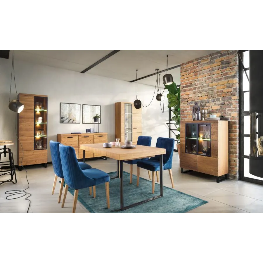 Buffet en bois industriel  pour salle a manger collection FLOW
