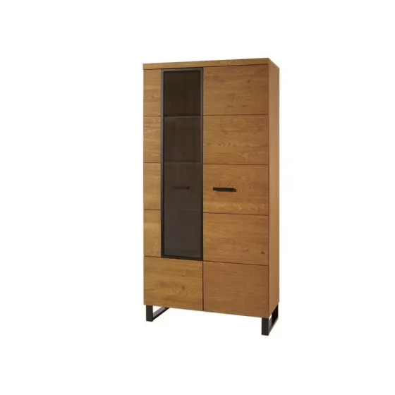 Vaisselier en chêne et métal collection FLOW