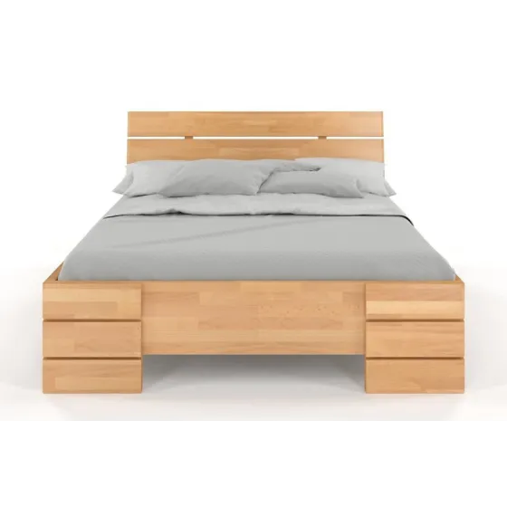 Lit en bois massif pour adulte collection INDIGO