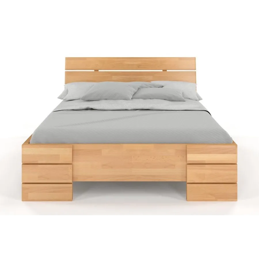 Lit en bois massif pour adulte collection INDIGO