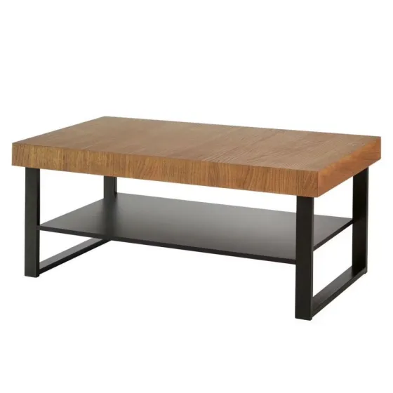 Table basse bois double plateau collection FLOW