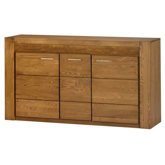 Buffet en bois chêne massif naturel collection BAROS