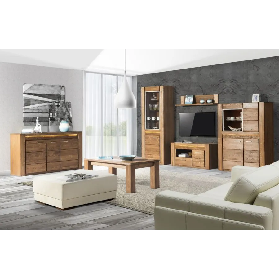 Buffet en bois massif pour salon collection BAROS