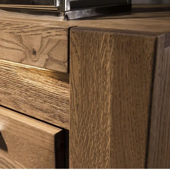 Buffet finition chêne naturel collection BAROS