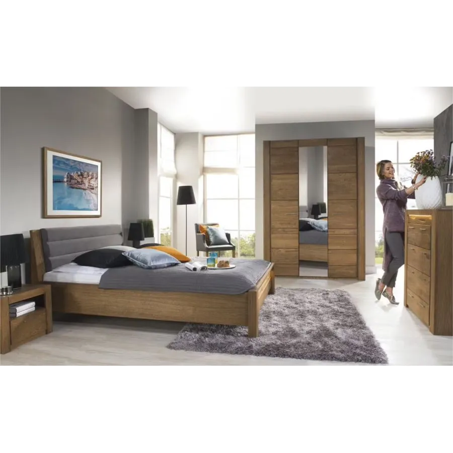 Commode en bois 4 tiroirs pour chambre collection BAROS