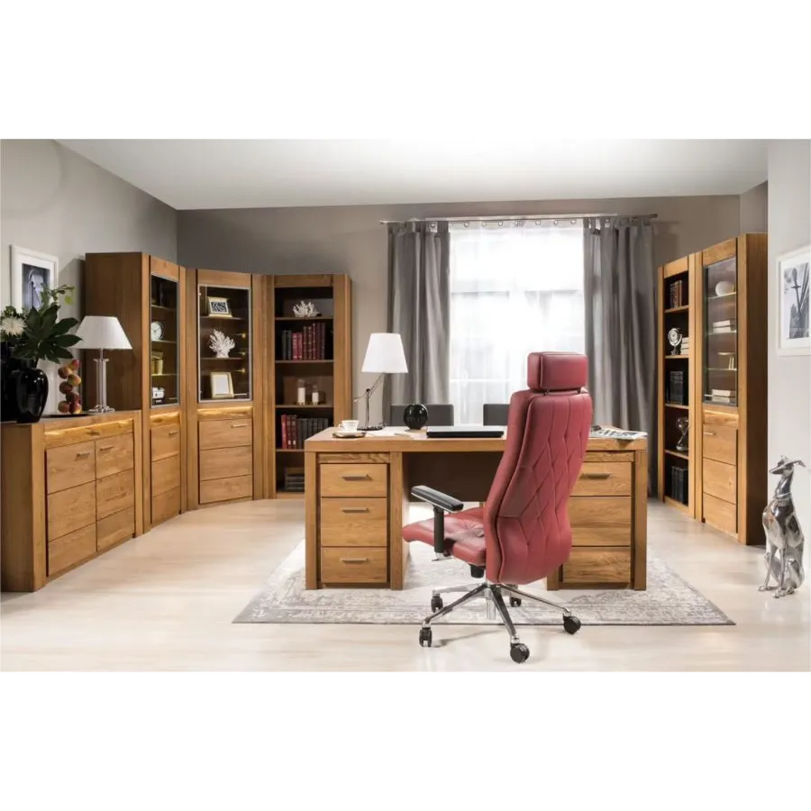 Bureau en chêne pour espace de travail collection BAROS