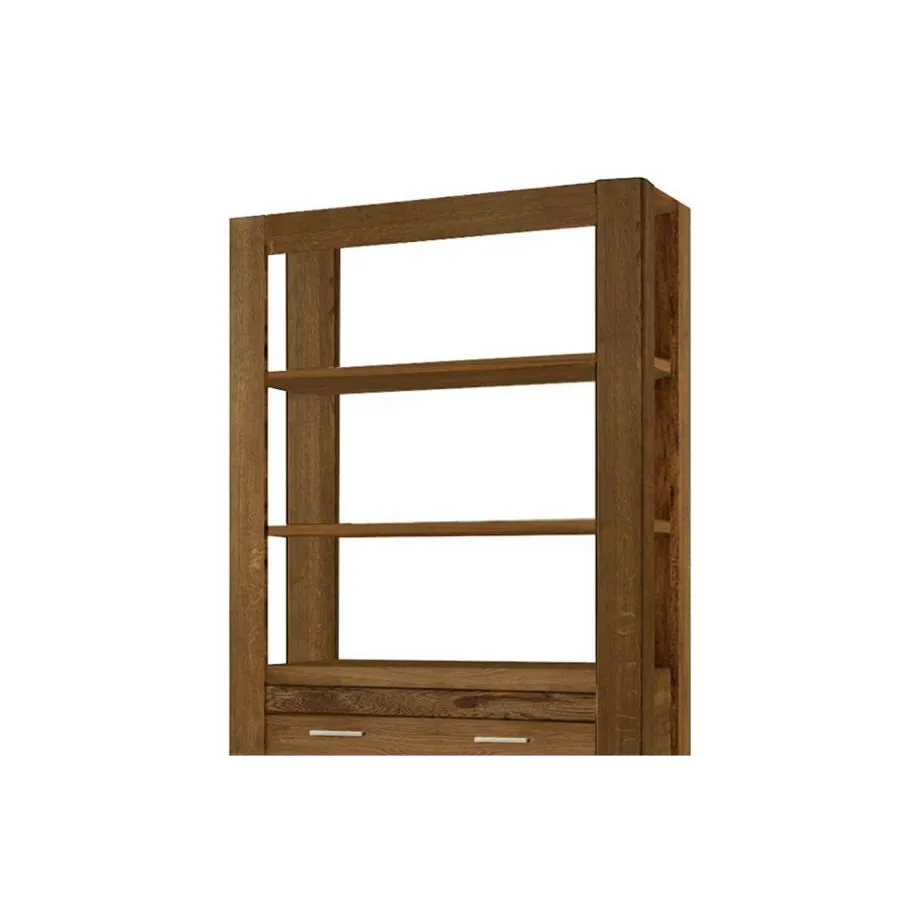 Bibliothèque en bois avec étagères collection BAROS