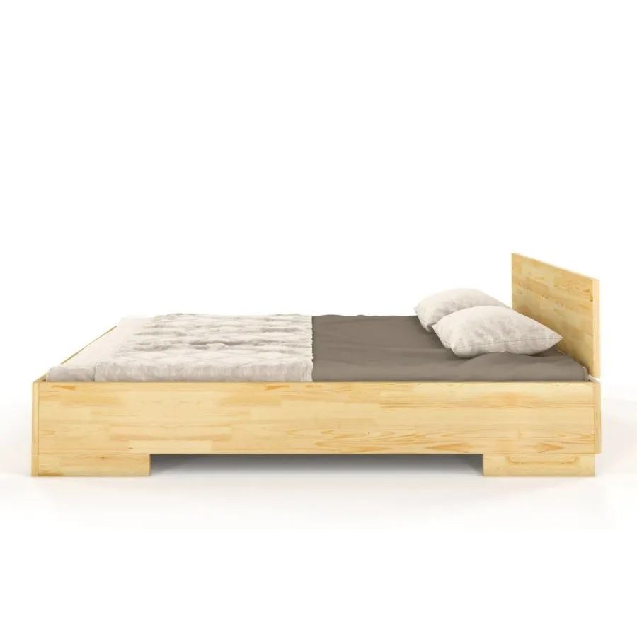 Lit en pin naturel 140x200  collection ZENNO