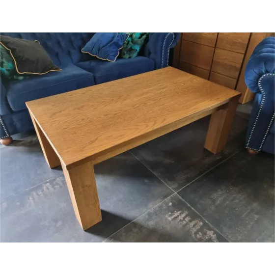 Table basse en chêne naturel 120x70 cm collection BAROS