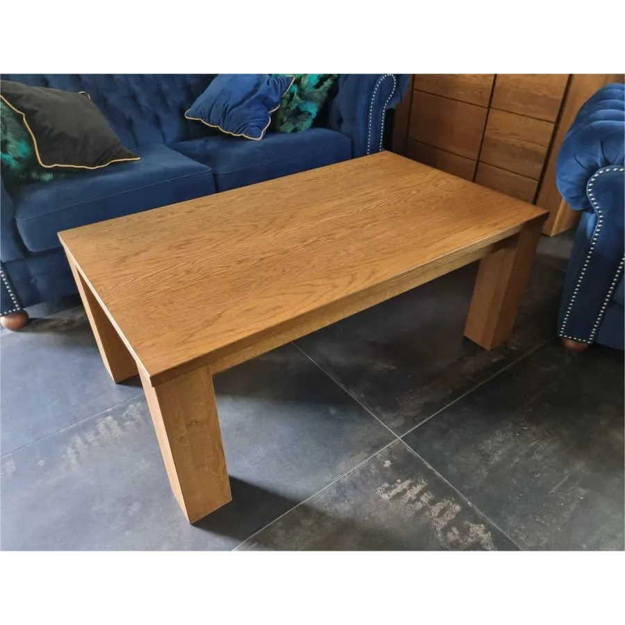 Table basse en chêne naturel 120x70 cm collection BAROS