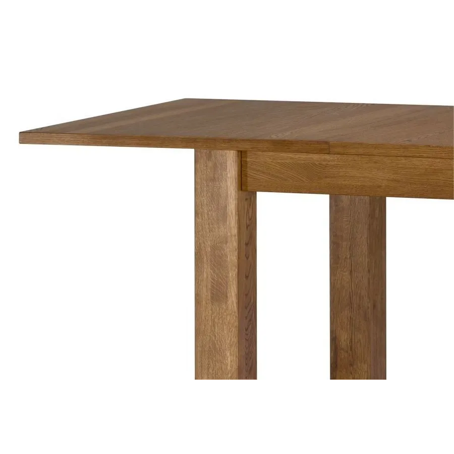 Table a manger en chêne avec deux rallonges collection BAROS