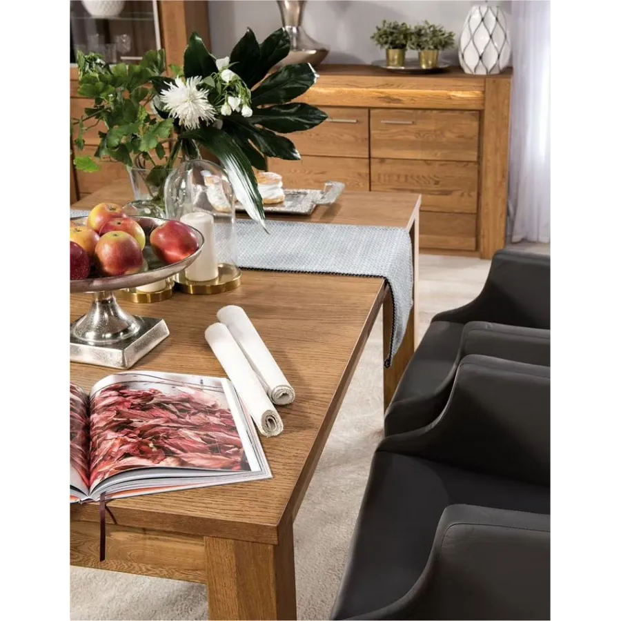 Mobilier en chêne naturel pour salon ou salle a manger collection BAROS