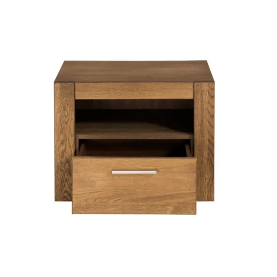 Table de chevet en bois 1 tiroir 1 niche collection BAROS