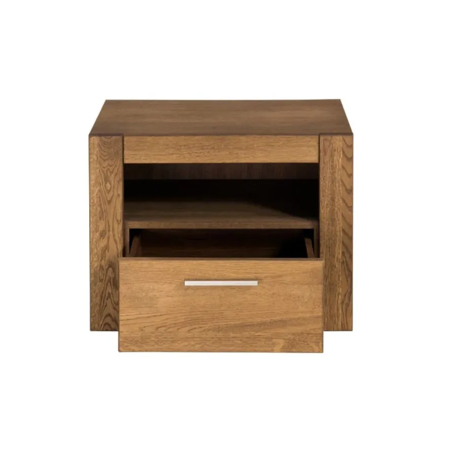 Table de chevet en bois 1 tiroir 1 niche collection BAROS