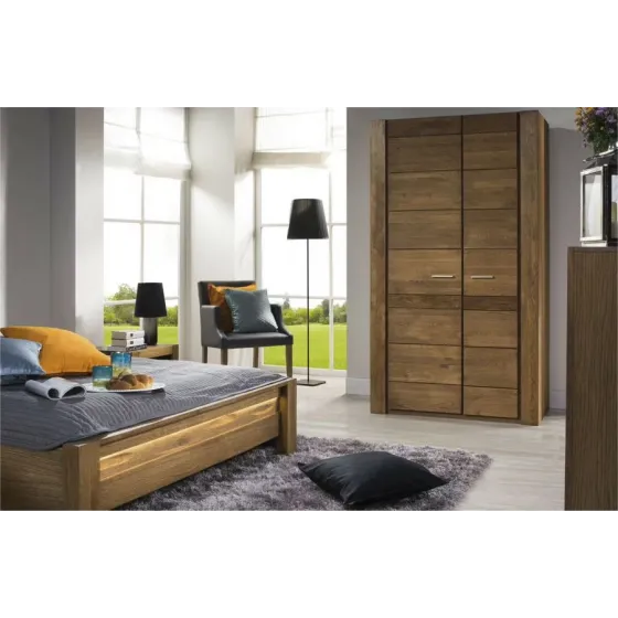 Mobilier en chêne naturel pour chambre collection BAROS