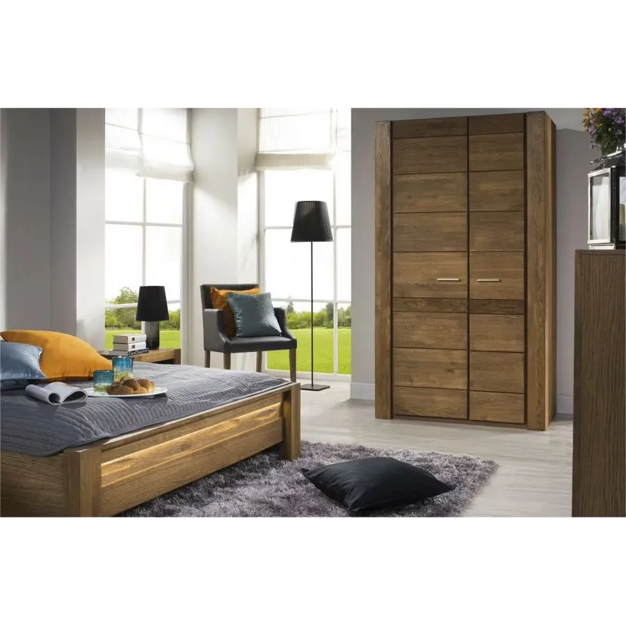 Mobilier en chêne naturel pour chambre collection BAROS