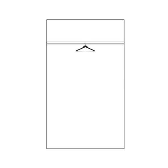 Armoire-dressing en bois avec penderie double collection BAROS
