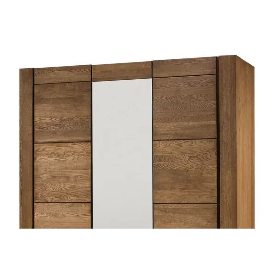 Armoire 3 portes en chêne naturel  collection BAROS