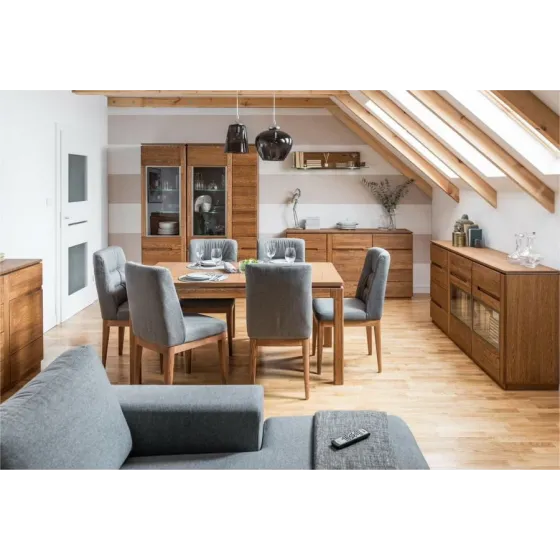 table a manger extensible en bois pour salon collection MONTE