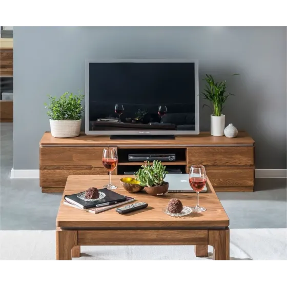 Meubles TV en bois pour salon collection MONTE